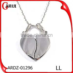 Most Popular Products Fancy Pendant Designs For Girls Couple Heart Pendant thumbnail-1
