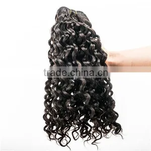 Customized Order Deep Curl Braiding Human Hair Weave in China thumbnail-1
