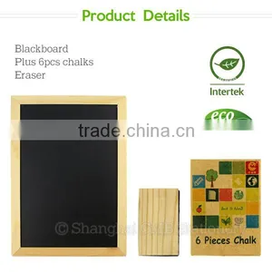 Back to School Wood Small Blackboard Set With Chalks and Dusters thumbnail-2