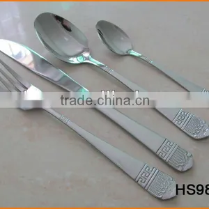 HS982 Silver Color Restaurant Cutlery thumbnail-3