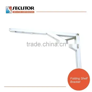 Pair Of Folding Metal Iron Wall Shelf Brackets thumbnail-5