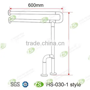 High Quality New Design Wall Mounted Stainless Steel Auto Assist Grab Bar for Bathroom With Nylon Cover thumbnail-6