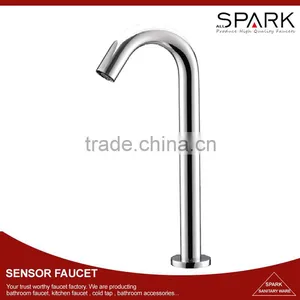 Modern Bathroom Single Hole Basin Automatic Shut off Sensor Faucet Spout thumbnail-1
