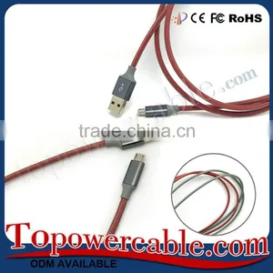Manufacturing High Speed Braided USB 2.0 Micro B Data Connection Cables thumbnail-2