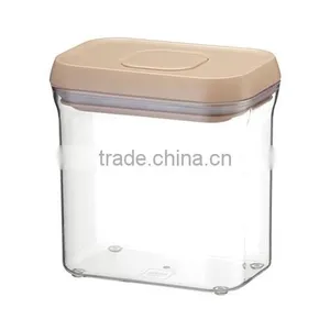 Muntifunctional Transparent Plastic Seal Can,AS Airtight Container,PS Sealed Can,Plastic Milk Powder Container thumbnail-1