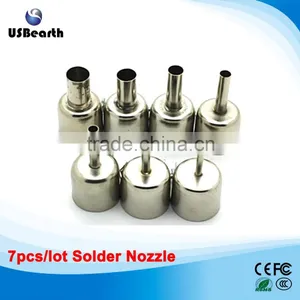 7pcs/lot Solder Nozzle for Hot Air Gun Solder Station Saike 850 852 852D 950 952 8502D thumbnail-1