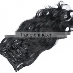the Best Sale Wholesale Most Popular Ombre Hair Extension Clip In Hair thumbnail-1