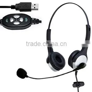 Lightweight Professional USB Headphone for Website and VOIP USB-1002C thumbnail-1
