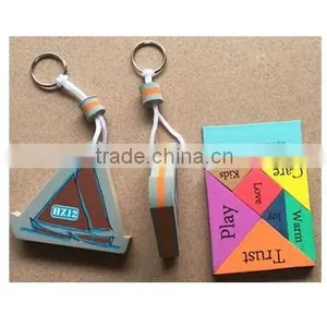 Triangular Eva Floating Keychains thumbnail-1