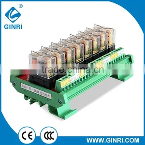 JR-8L1/8 Channel SPDT OMRON Relay Module (PLC Output Amplified Board) thumbnail-1