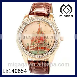 Fashion Cute Castle Dial Girl's Cool Quartz Watch*castle Watch for Girls thumbnail-1