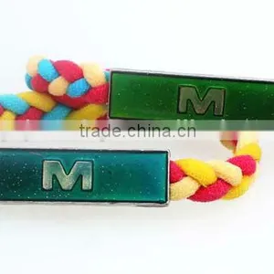 2016 Fashion Rope Bracelet Custom Multi Color Safe M Charm Bracelets thumbnail-1