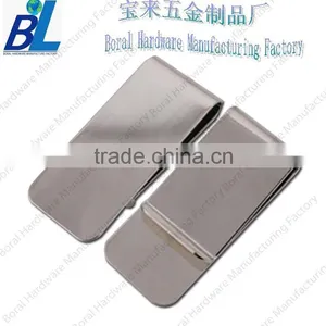 Simple Blank Stainless Steel Metal Money Clip for Promotional Gifts thumbnail-1