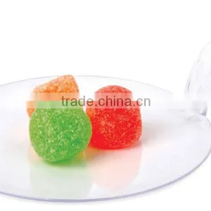 Disposable Plastic Spoon Cake Dessert Candy Round Dish thumbnail-1