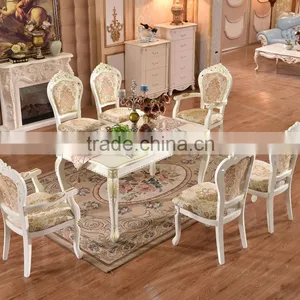French Luxury Armless Chair Antique Gold Painted Guest Chairs thumbnail-6