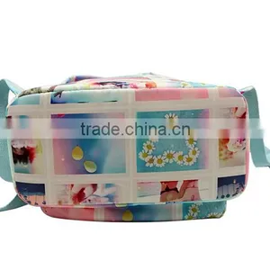 Fashion Colorful Backpack Bag Canvas Polyester Backpack for Teenage Girls thumbnail-5