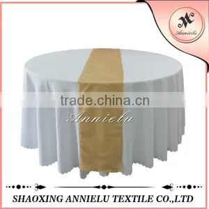 Wedding Laser Cut Felt Table Runner for Round Tables thumbnail-1