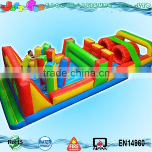 30ft Long Backyard Inflatable Adult Obstacle Course Equipment for Sale thumbnail-1