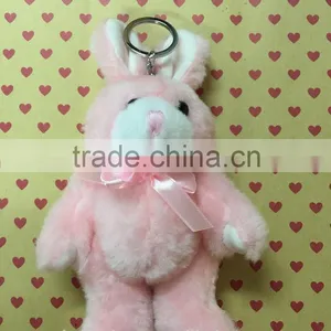 Mini Plush Keychain Teddy Rabbit Stuff Pendant Toy thumbnail-2