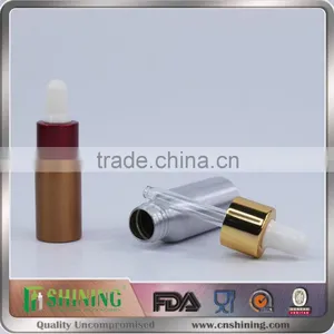 1oz Metail Silver Bottle With Child Proof Dropper 18mm/aluminum E-juice Dropper Bottle 30ml thumbnail-3