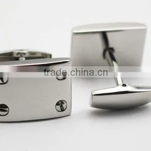 Promotional Bulk Stainless Steel Cufflink For Men thumbnail-3