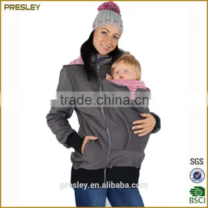 Customized Baby Laoding Fleece Hoodie Baby Carrier Fleece Hoodie Cover Baby Wearing Hoody, 3 in 1 Function Hoodie Jacket thumbnail-6