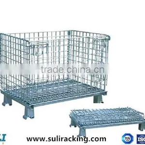 Metal Collapsible Storage Stacking Tyre Rack or Cage thumbnail-3