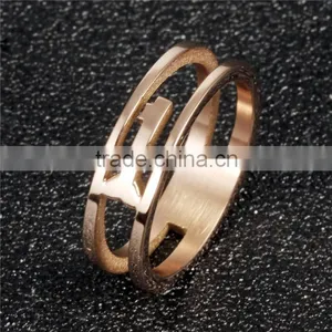 2016 Latest Fashion Ip Plated Gold Ring With Good Quality thumbnail-2