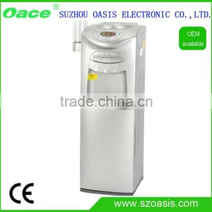 3 Faucets Water Dispenser Stand Type With Refrigerator thumbnail-1