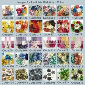 Soft Pastel ,Large Handmade Mulberry Paper Flower, Wedding Party, Scrap-booking Crafts Thailand 77/426 thumbnail-5