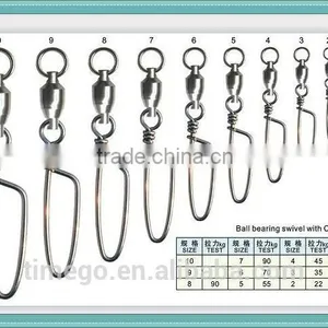 Chinese Fishing Tachke OEM Factory Fishing Swivel thumbnail-1