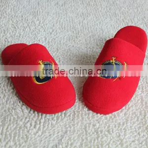 Premium Quality Colored Cotton Fleece Men's Indoor Slippers Supplier's Choice thumbnail-3