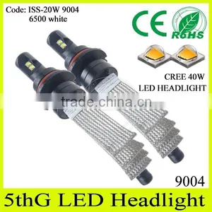 2015 Newest Fanless!! High/ Low Beam Led Headlight 2500lm Copper Belt Car Bulbs for Jetta thumbnail-1
