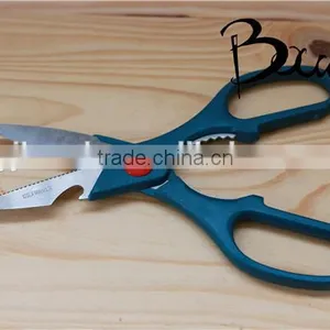 8" Hot Sale Good Quality Multifunction Stainless Steel Kitchen Scissors BD-S1713 thumbnail-1
