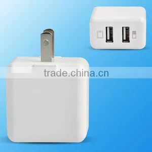 New Product Dual USB Power Home Wall Charger for Iphone for Samsung thumbnail-3