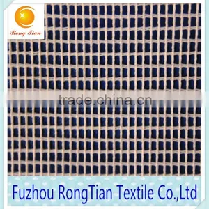 Plain Style White Polyester 200g Stiff Tricot Square Mesh Fabric for Printing thumbnail-2
