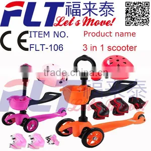 3 Wheeled 3 in 1 O-bar Mini Kick Scooter With Seat Direct From Factory thumbnail-1