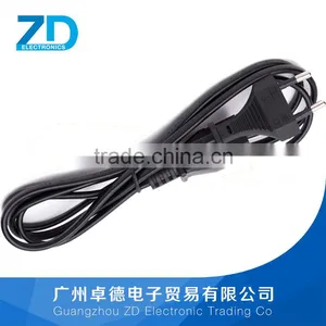 Power Cord With2 Round Pin Plug Socket thumbnail-1