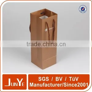 Recycled Custom Made Gift Wine Packaging Bag in Box thumbnail-3