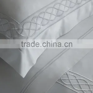 300TC Egyptian Cotton Sheet Set Embroidery Artwork thumbnail-3