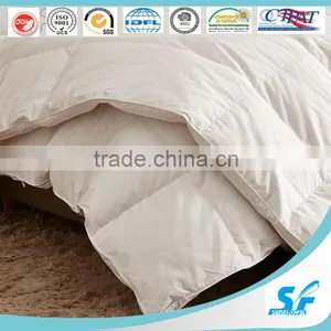 Anti-bacterial Summer or Winter Warm White Goose Down Feather Quilt thumbnail-1