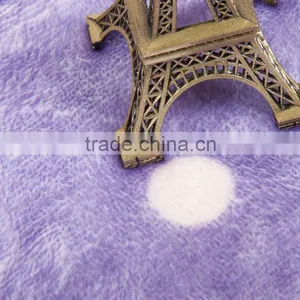 Colorful Comfortable Printing Custom Made Fur Blanket thumbnail-5