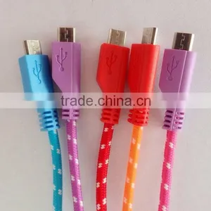Shenzhen Hot Sale Micro Dual Usb Data Cable 1.2m Micro Data Cable for Samsung Galaxy s4 thumbnail-1