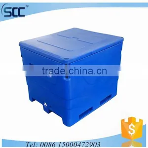 Rotational Mold Insulated Fish Storage Bin, Fish Bins for Storage and Transport Cold thumbnail-1