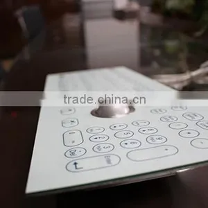 Top Panel Mount Industrial Membrane Keyboard With Optical Trackball thumbnail-5