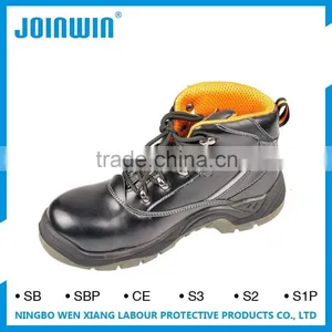 Anti-Puncture Anti Static Split Embossed Leather Toe Cap Safety Shoes thumbnail-1