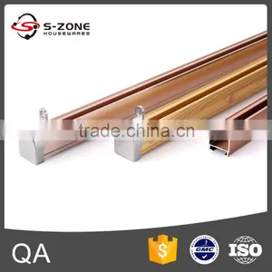 Golden Plastic Runner Curtain Track Made in China thumbnail-1