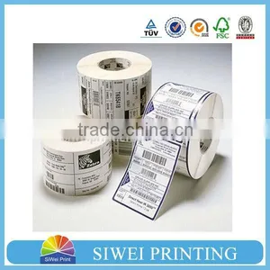 Printing Waterproof Custom Logo Stickers , Self Adheisve Vinyl Sticker Roll Quality Choice thumbnail-2