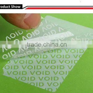 Total Transfer Tamper Evident Label Material White Label Material thumbnail-1