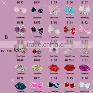 New Nail Art Decoration Tips Nail 3D Alloy Nail Fashion Jewelry Gold thumbnail-5